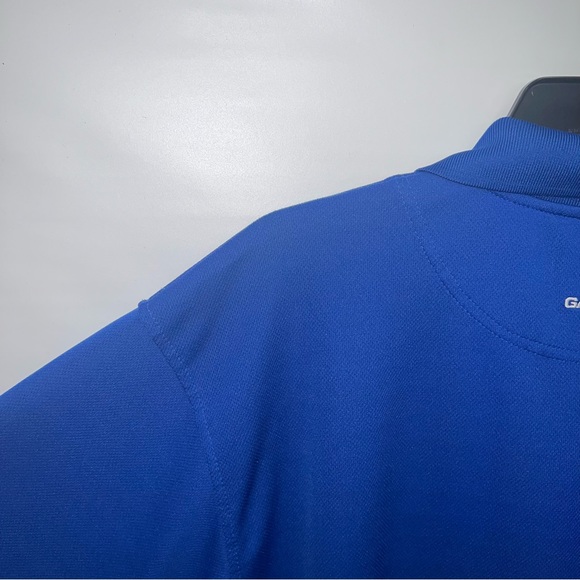 Gameface Polo Shirt Adult Extra Large Blue Short Sleeve 100% Polyester Logo Mens - Picture 11 of 15